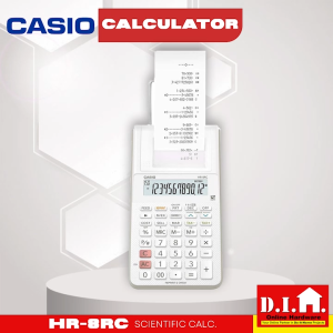 Do It Home CASIO HR-8RC Casio 12 Digits Calculator Compact Type Mini