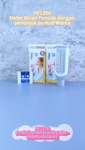 Rossmax PF120 AdultPeak Flow Meter with Color–Coded Indicators PEAKFLOW 罗斯麦克斯成人/儿童峰值流量计