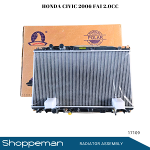 17109 HONDA CIVIC 2006-2010 FA1 2.0CC RADIATOR ASSEMBLY A/T 375x678x26mm PA26 1ROW 19010-RNA-G51 19010-RRF-T51