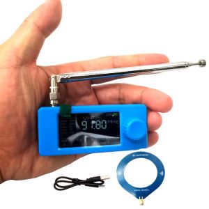 วิทยุพกพา Blue Case รุ่นปรับปรุง V3 ATS-mini 0.5-108MHz SI4732 วิทยุ SSB ทุกย่านความถี่ พร้อมตัวรับสัญญาณวิทยุ ESP32