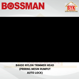 SYK Bossman B4400 Nylon Trimmer Brush Cutter Head Auto Lock Piring Mesin Rumput Outdoor Garden Tools