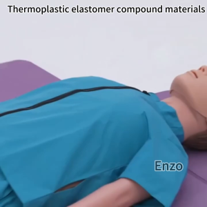 CPR First Aid Training Dummy Manikin Cardiopulmonary Resuscitation Simulation Half Body Model