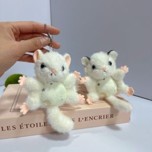 Cartoon Animal Little Flying Mouse Pendant Stuffed Soft Honeybag Flying Spur Doll Kawaii Bag Decor Bat Mouse Plush Keychain Boy