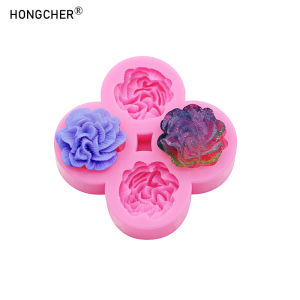 Carnation flower making diy resin jewellery accessories accessories silicone mould handmade chocolate flip cake baking moulds