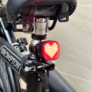Furyou Folding Bicycle Tail Light Night Riding Smart Sensing Road Bike Accessories Micro-USB Charging 20h Lifespan 150lm Brightness