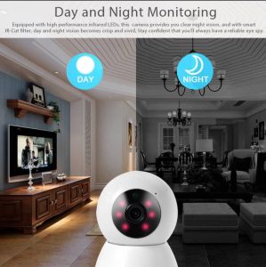 [SG LOCAL] 1080P Home Security Smart Surveillance Wireless IP Camera BB-2300 support 2.4GHz Wifi Wireless Network and come Infrared Night Vision Auto Sensor Switch mode for Home Security - Tuya App