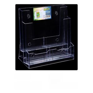 Acrylic Display Stand Brochure Holder Office Bank Literature Material Three Layer Desktop Wall Mount Multi Use A4 A5 A6