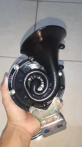 BERGARANSI KKMOON Klakson mobil 12 volt suara kencang besar Keong Loud Air Horn 150dB - DL34G