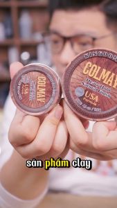 Sáp Vuốt Tóc Colmav Kingdom Clay – KingDom Pomade – Gôm Xịt Tóc Colmav | Giữ Nếp Đỉnh Cao – Công Nghệ USA