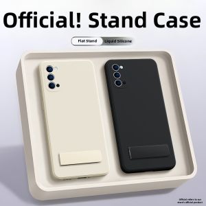 imobile | Anti-drop Silicone Phone Case for OPPO Reno4 with Stand