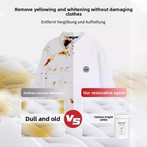 MONLEYTA | Whitening Agent White Clothes Stain Removal Yellowing Removal Brightening Yellowing Wash White Stain Removal Color Fading Reversal