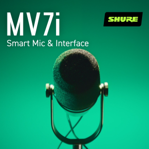 Shure MV7i Smart Microphone & Interface