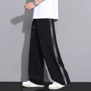 TUCANO | Cool Lightweight Mens Pants Ice Silk Loose Wide Leg Straight Trousers