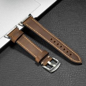 Dây Đeo Đồng Hồ Da Nâu Cổ Điển Dành Cho Samsung Galaxy Watch 46mm 8 Classic 8 44mm 40mm Tương Thích Với Samsung Watch 8 Ultra 2025
