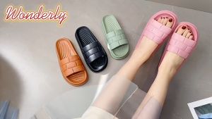 2209-3 [WONDERLY] Sandal Jelly Wanita Wonderly / Sendal Selop Karet Wanita / Sendal Selop Karet Wanita / Sandal Slop Cewek / Sendal Selop Karet Wanita Wonderly / Sandal Slop Cewek / Sandal Motif Smile / Sandal Smile / Sandal Fluffy