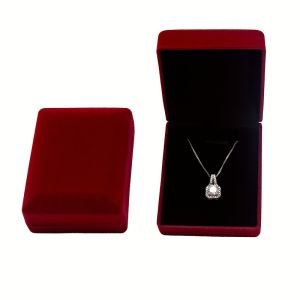 NecklaceJewelry BoxVelvet InteriorBracelet and Earring Accessory Storage BoxSuitable for Valentines Day and Spring Festival