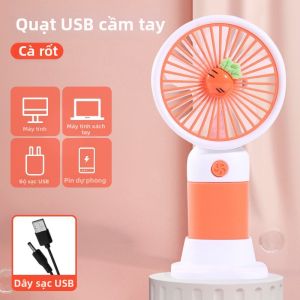 Jiaxun | Quạt Mini Cầm Tay USB Đế Để Bàn