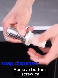 Megahome Soap Dispenser Kitchen Sink Liquid Soap Dispenser Dishwashing Pump Extension 1Meter Tube Kitchen Accessories