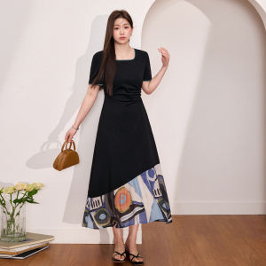 Picasso Artwork Collaboration Print Slimming A-Line Dress