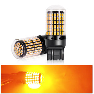 2PCS Powerful 22W~28W/Bulb LED 1156 BA15S P21W 1157 BAY15D P21/5W W21/5W W21W P27/5W PY27W Canbus No Error Car Brake Turn Signal