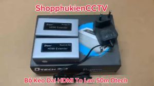 [❤️‍🔥Chính hãng❤️‍🔥] [Có bảo hành] [Ảnh thật] Bộ kéo dài HDMI 50M qua Lan Dtech DT-7073 cao cấp