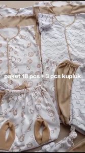 Paket Perlengkapan Bayi Baru Lahir 21 Pcs Terbaru Seri Coksu