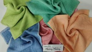 COMBO 5  Khăn lau đa năng 30x30 Sợi Cotton mềm mại nhiều màu sắc dễ dàng lựa chọn.