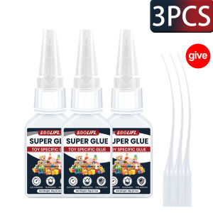 LOOLIFL | LOOLIFL Multi-Purpose Super Glue Cyanoacrylate Adhesive Instant Stronger All Bonding Glue for Resin Ceramic Metal Glass Plastic