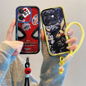 Oppo A3 4G Version Silicone Protective Case Men Women Cartoon Creative Design Anti-Fall Soft Shell for Digital Accessories