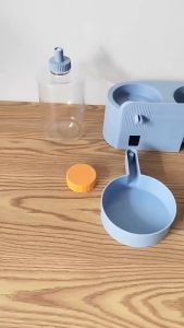 Tempat Makan Minum Gantung Kucing Anjing Kelinci Otomatis - Pet Feeder Gantung untuk Makan dan Minum Hewan Peliharaan - Pet Hanging Cage Feeder - Dispenser Makan Minum Gantung