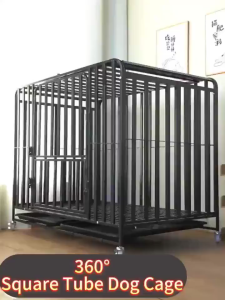 Brand New Extra Large Space Foldable and Stackable Thick Steel Pipe Dog Cage Heavy Duty Dog Crate