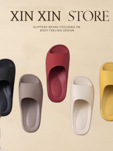 Japanese Style 2025 New Mens Summer Indoor Home Bathroom Anti-slip Silent Odorless Couple Cold Slippers Business Style EVA Bottom