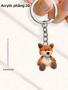 Móc Khóa Acrylic Hình Cáo 2D Trang Trí Túi Xách & Ô Tô Quà Tặng Sinh Nhật Lễ Hội Tiệc Tùng Lý Tưởng Cho Người Yêu Thích Đồ Trang Trí