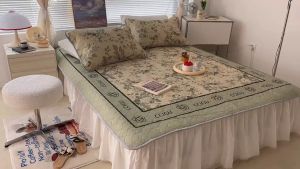 💥CHIẾU ĐIỀU HÒA 6D TRẦN TIM CHIC STUDIO- CHIẾU CAO SU NON DÀY CỰC MÁT NHẬP KHẨU NGUYÊN SET 3 MÓN