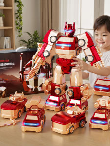 PALONG | Đồ Chơi Xe Robot Từ Tính Cho 3-6 Tuổi