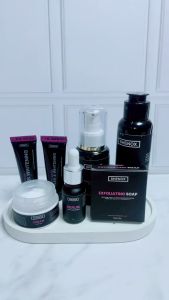 Paket 5 in 1 Shenox Skincare: Solusi Flek Hitam Membandel & Bekas Jerawat Melasma Dark Spot Treatment BPOM