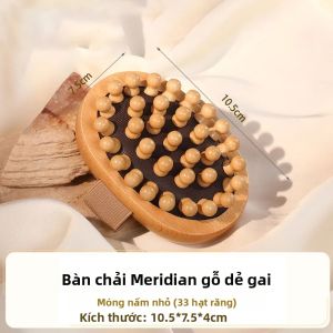 Dụng Cụ Massage Lưng Bằng Tay Chải Kinh Lạc Cạo Gỗ Cho Toàn Thân Bụng Và Chân