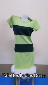 PALETTES Dress for Women Ladies Trendy Crewneck Classic T-shirt Dress #3001