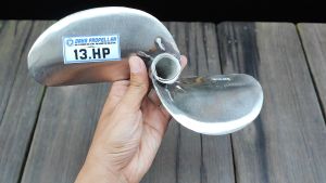 Tipe 13.HP Baling-Baling Perahu Stainless oleh Daha Propeller