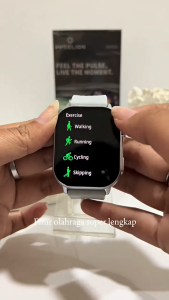 【Garansi 1 Tahun】Wiselion Smartwatch WS01 2.1” Super Amoled HD Screen IP68 Waterproof Smartwatch Terbaru 2025 Monitor Detak Jantung Akurat Bisa Telepon Tahan Lama Cocok untuk Aktivitas Sehari-hari & Olahraga Gaya Hidup Modern dan Sehat