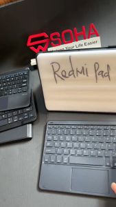 Casing Keyboard Magic Cover For Redmi Pad SE Keyboard Trackpad Touchpad Bluetooth