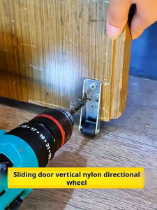 Durable Metal Furniture Silent Side Mounted Directional Rollers Multi-function Door Support Moving