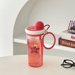 Large Capacity Heat-resistant Portable Straw Cup