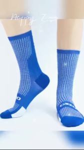 Vớ Đạp Xe Chuyên Nghiệp Dành Cho Nam Và Nữ Thoáng Khí Thấm Hút Chất Liệu Nylon Dệt Cao Đến Đầu Gối Dùng Cho Chạy Bộ Bóng Rổ Hoạt Động Ngoài Trời