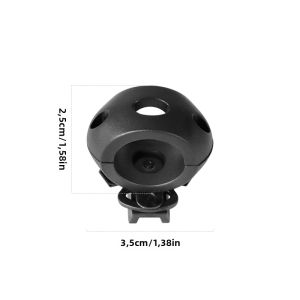 BOOIU Nhanh Chiến Thuật Mũ Bảo Hiểm Đèn Pin Giá Đỡ Kẹp Đa Năng 60 Độ Ray Lắp Kẹp Adapter Mũ Bảo Hiểm Phụ Kiện