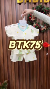 Bộ Đồ Muslin Tay Ngắn Babiboo Họa Tiết Nổi Bật Thoáng Mát Dành Cho Bé Từ 6 Tháng Đến 45 Tuổi BTK75