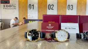 Đồng hồ nam dây da đồng hồ chính hãng sunrise 1138SA Full boxkính Sapphire chống xước chống nước dây da cao cấp bảo hành 3 năm.