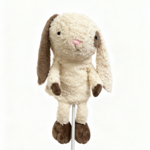 Tianwell Golf Driver Headcover Apricot Color Cute Rabbit Design for Ladies Animal Golf Club Protective Headcover