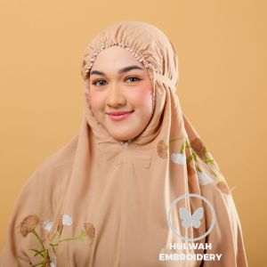 Mukena Terusan Rayon Bordir Billova Mukenah Terusan Dewasa Kain Lembut Adem