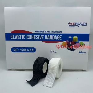 OneHealth Elastic Cohesive Bandage 25cm x 45m Perban Elastis Cohesif / Finger Tape / Wrist Tape